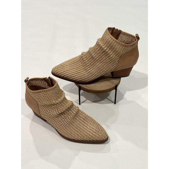 Anthropologie Kelsi Dagger Brooklyn TOAST NEUTRAL Women's 12 Ego Ankle Boot $219 - Picture 3 of 13